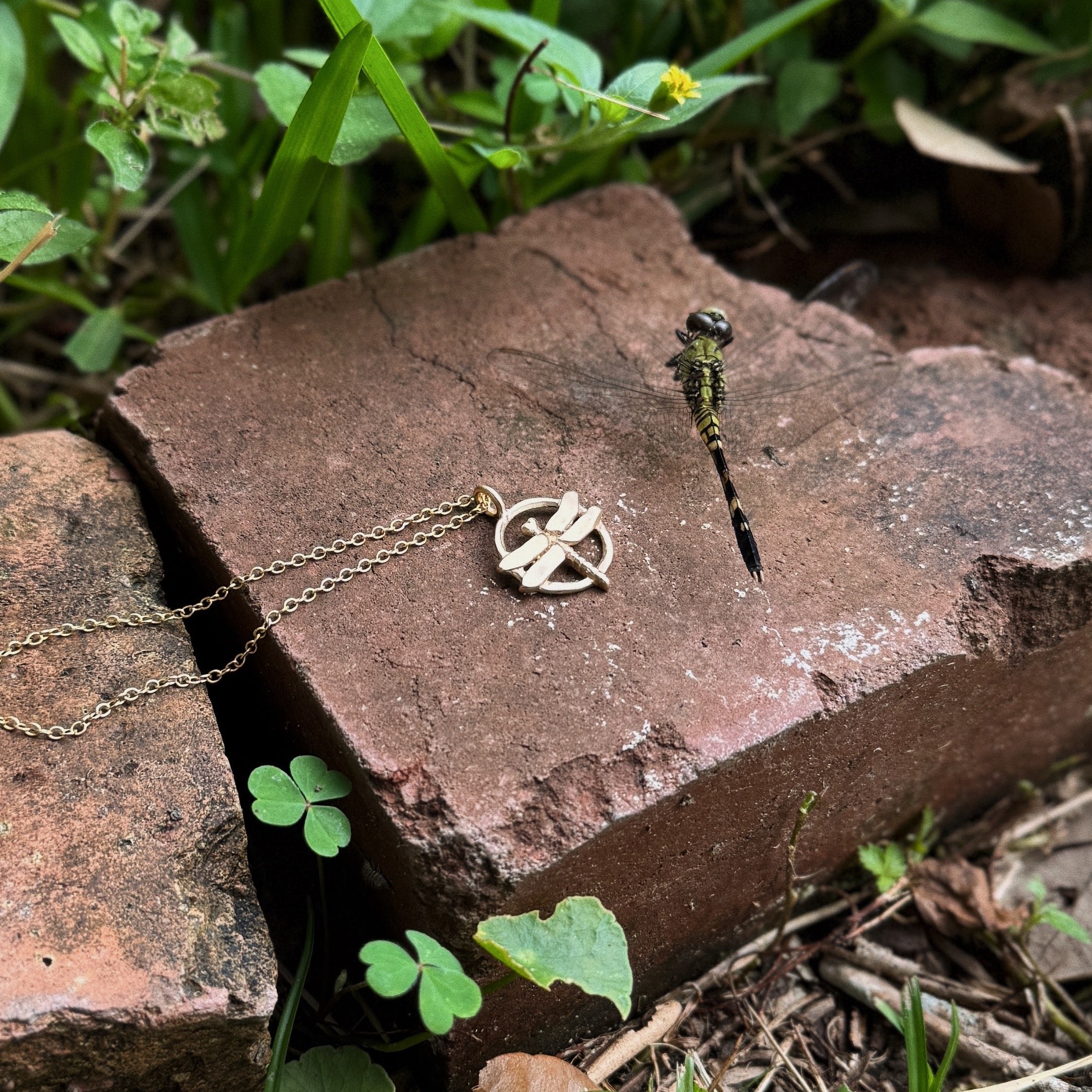 MIMOSA Handcrafted Dragonfly Pendant