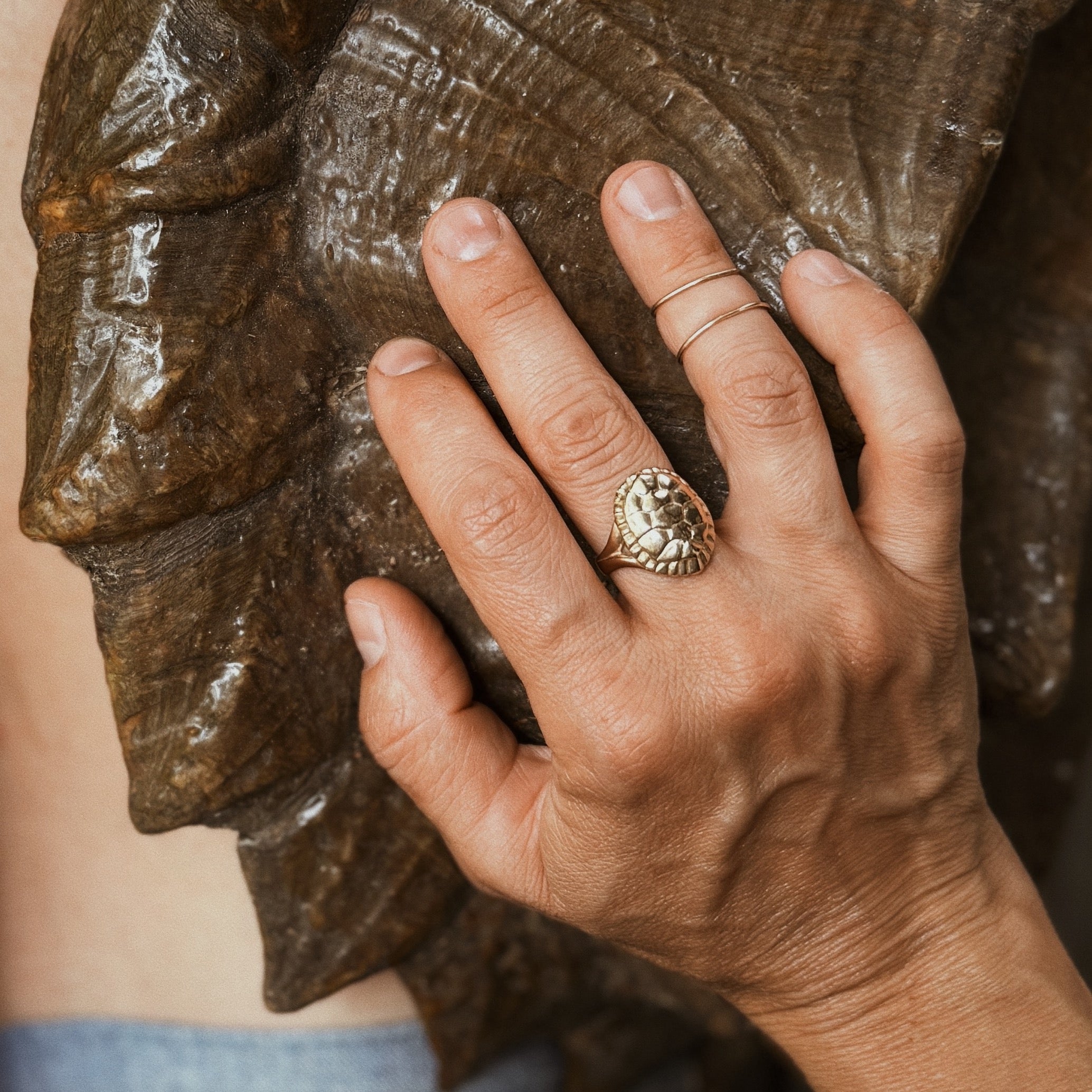 MIMOSA Handcrafted's Turtle Shell Ring