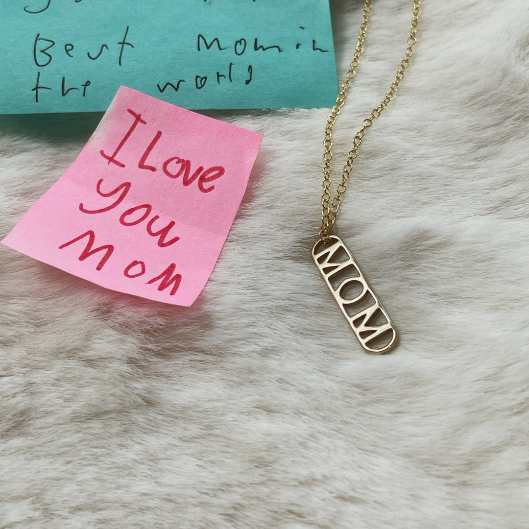 MIMOSA Handcrafted Bronze Mom Pendant