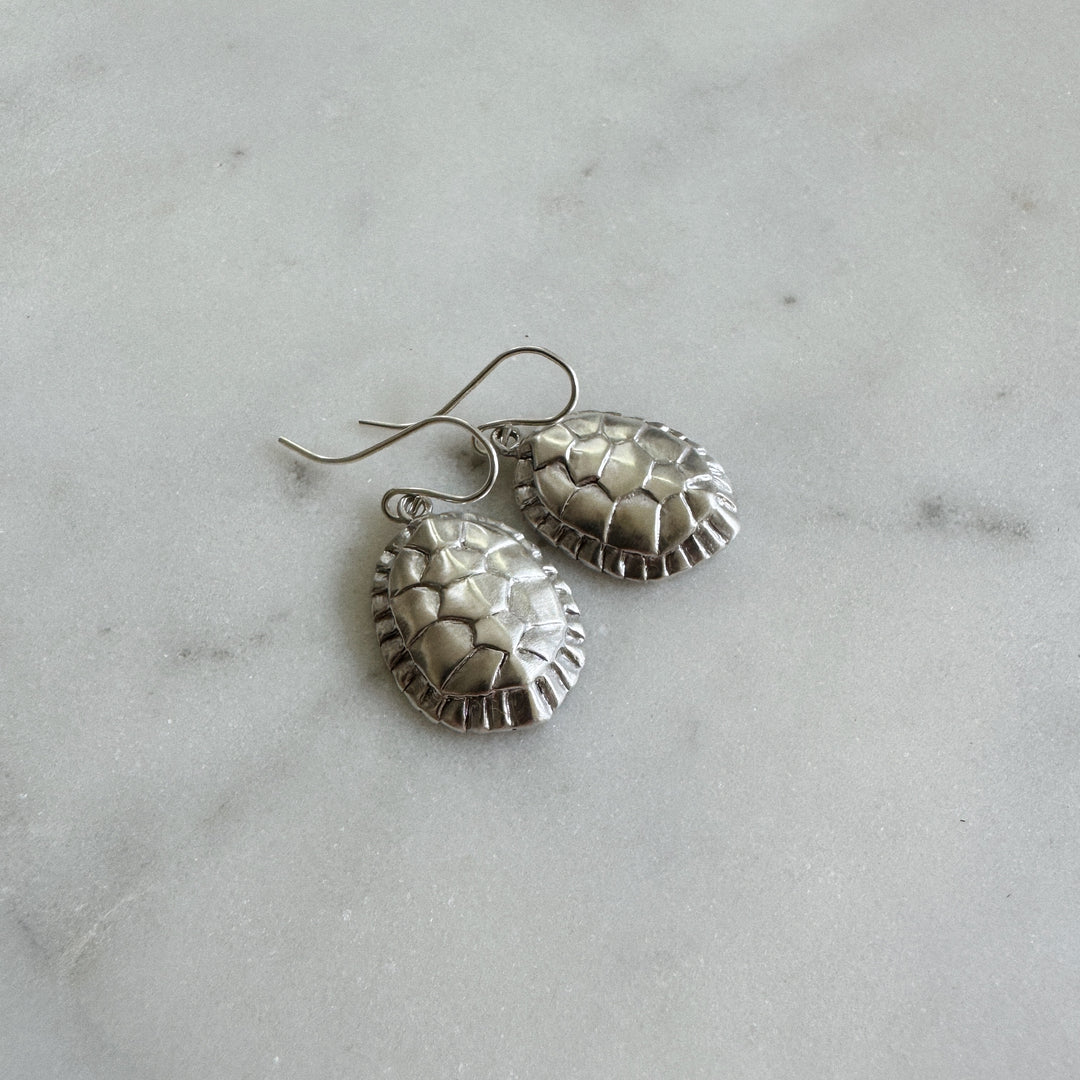 Turtle Earrings Sterling Silver | MIMOSA Handcrafted
