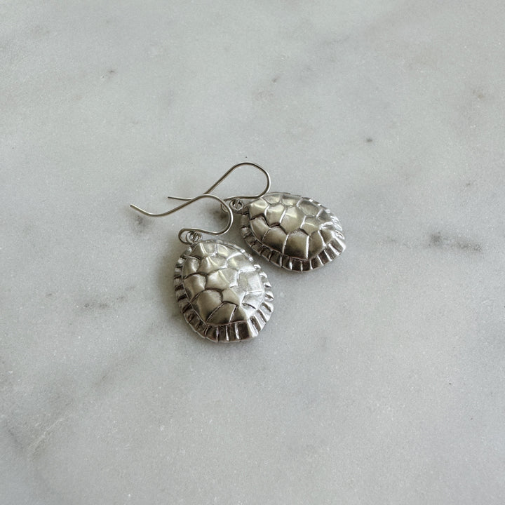 Turtle Earrings Sterling Silver | MIMOSA Handcrafted
