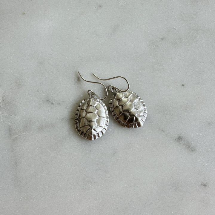Turtle Earrings Sterling Silver | MIMOSA Handcrafted