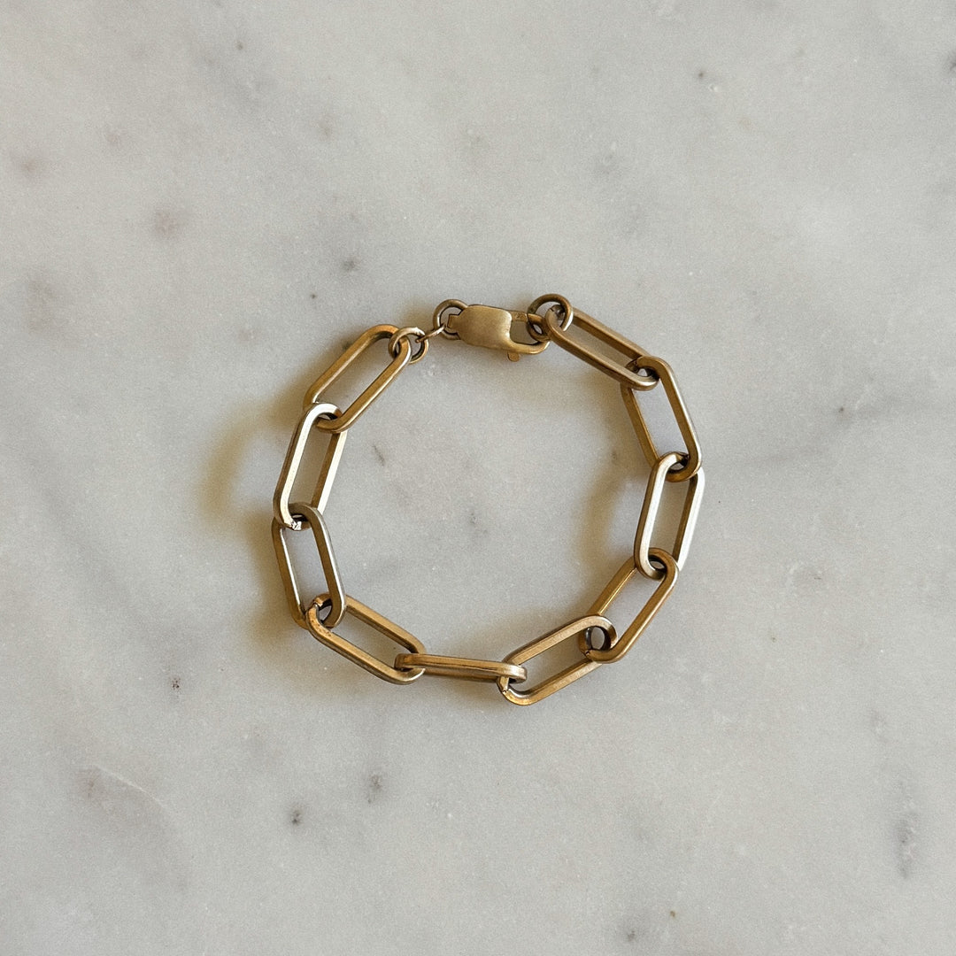 Gold-Filled Legacy Chain Charm Bracelet | MIMOSA Handcrafted