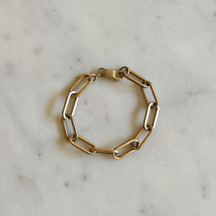 Gold-Filled Legacy Chain Charm Bracelet | MIMOSA Handcrafted