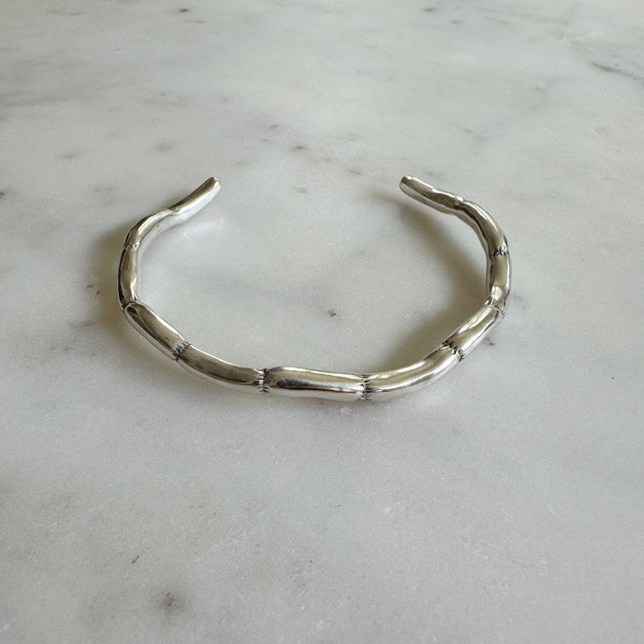 MIMOSA Handcrafted's Sterling Silver Boudin Link Bracelet