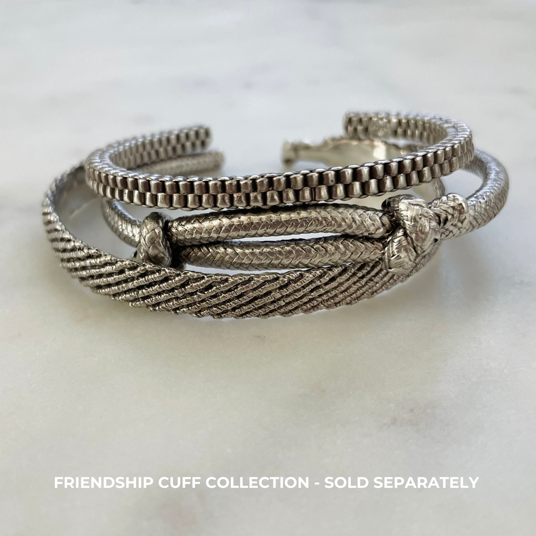 MIMOSA Handcrafted Friendship Bracelet Collection in Sterling Silver
