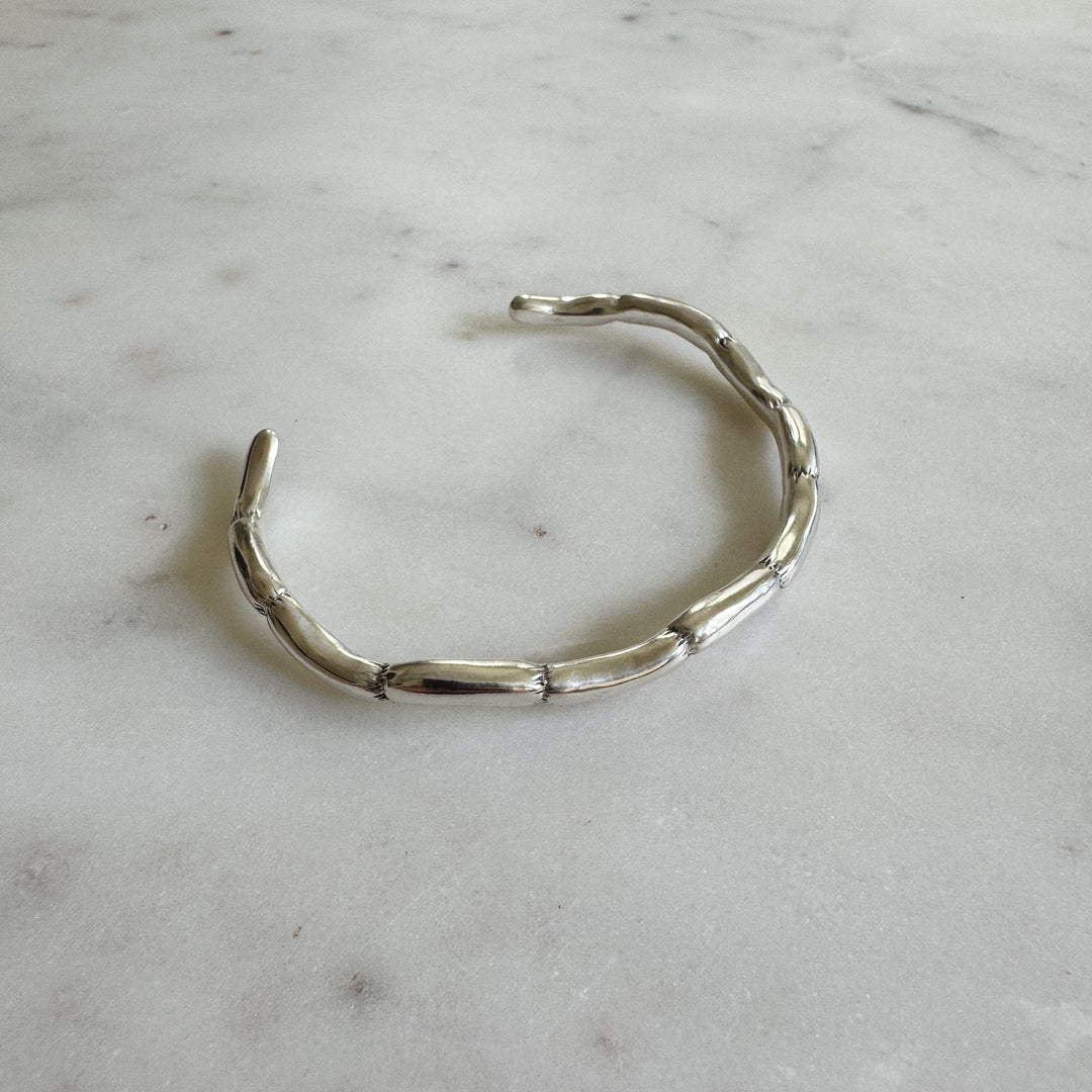 MIMOSA Handcrafted's Sterling Silver Boudin Link Bracelet