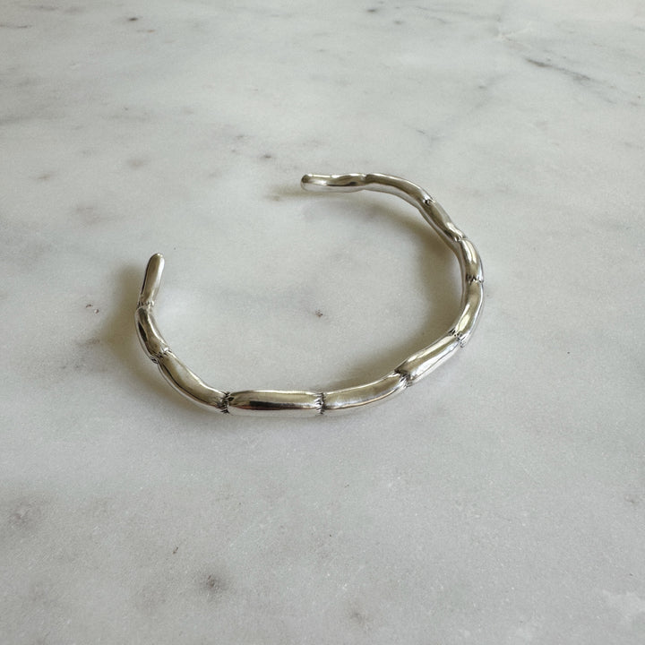 MIMOSA Handcrafted's Sterling Silver Boudin Link Bracelet