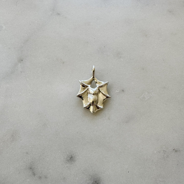Bat pendant in sterling silver