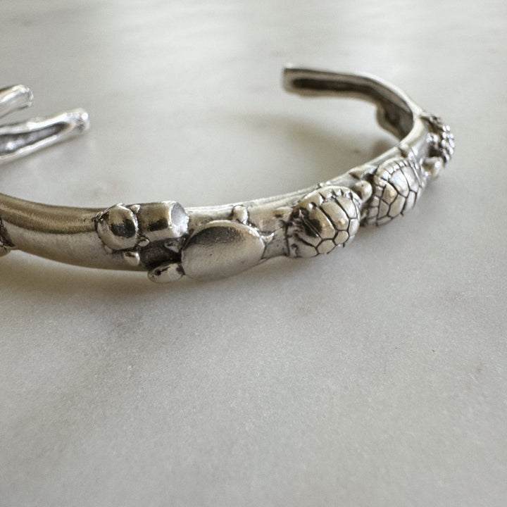 Turtle Bracelet in Sterling Silver | MIMOSA Handcrafted