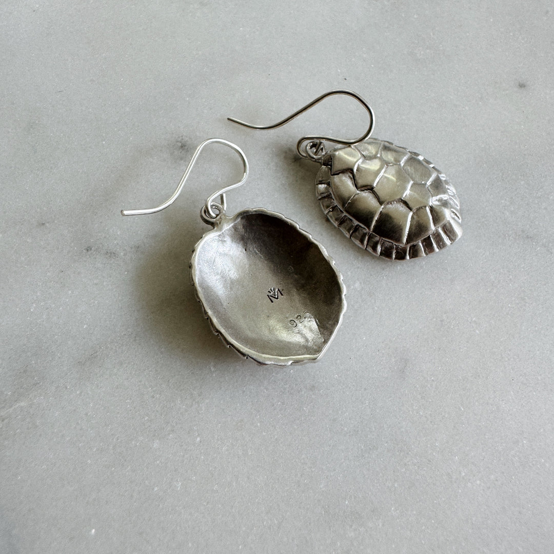 Turtle Earrings Sterling Silver | MIMOSA Handcrafted