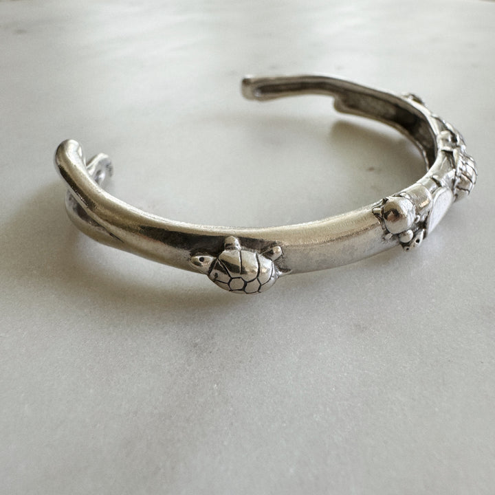 Turtle Bracelet in Sterling Silver | MIMOSA Handcrafted