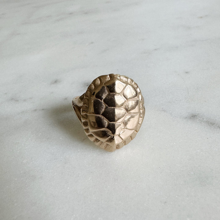 Turtle Ring in Bronze | MIMOSA Handcrafted