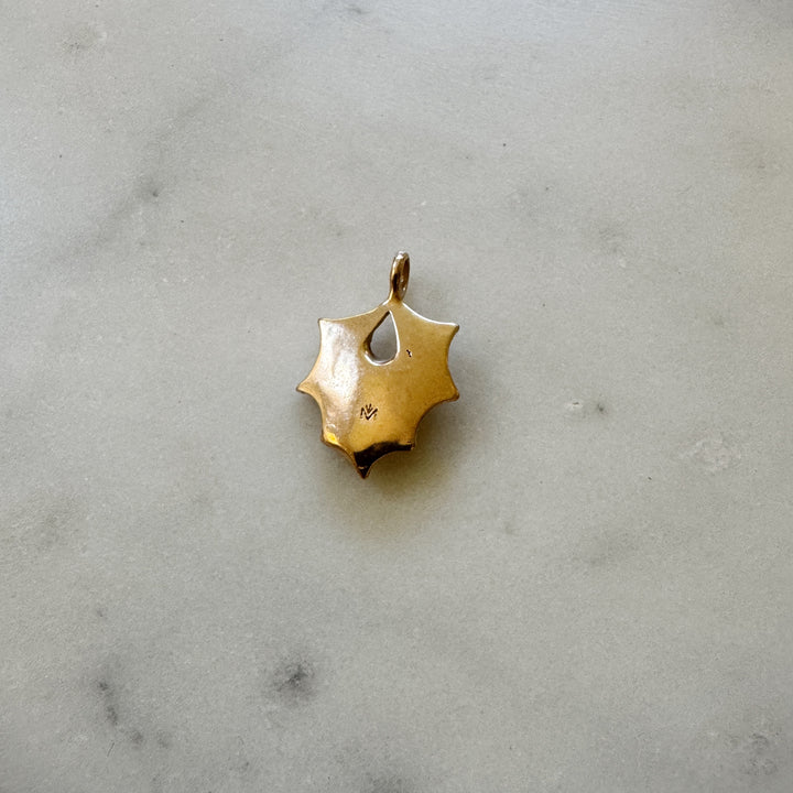 Bat pendant in bronze