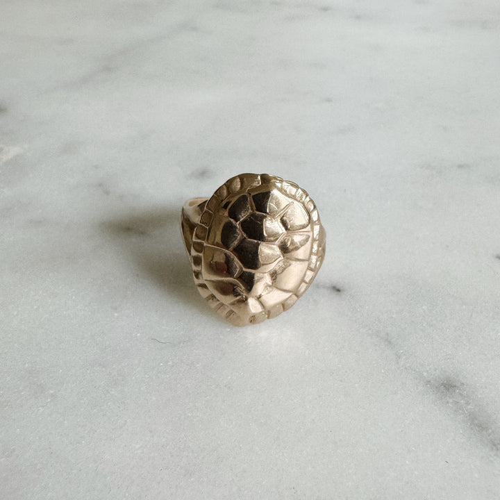 Turtle Ring in Bronze | MIMOSA Handcrafted