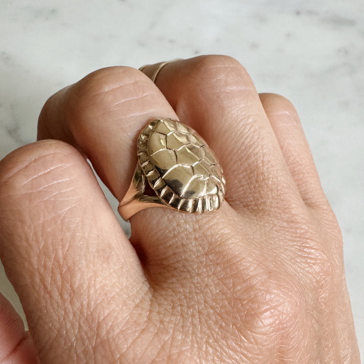 Turtle Ring in Bronze | MIMOSA Handcrafted