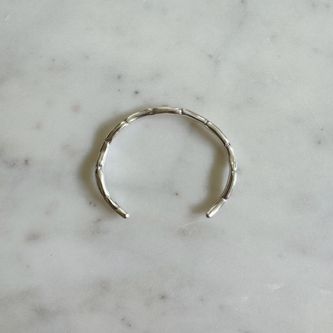 MIMOSA Handcrafted's Sterling Silver Boudin Link Bracelet