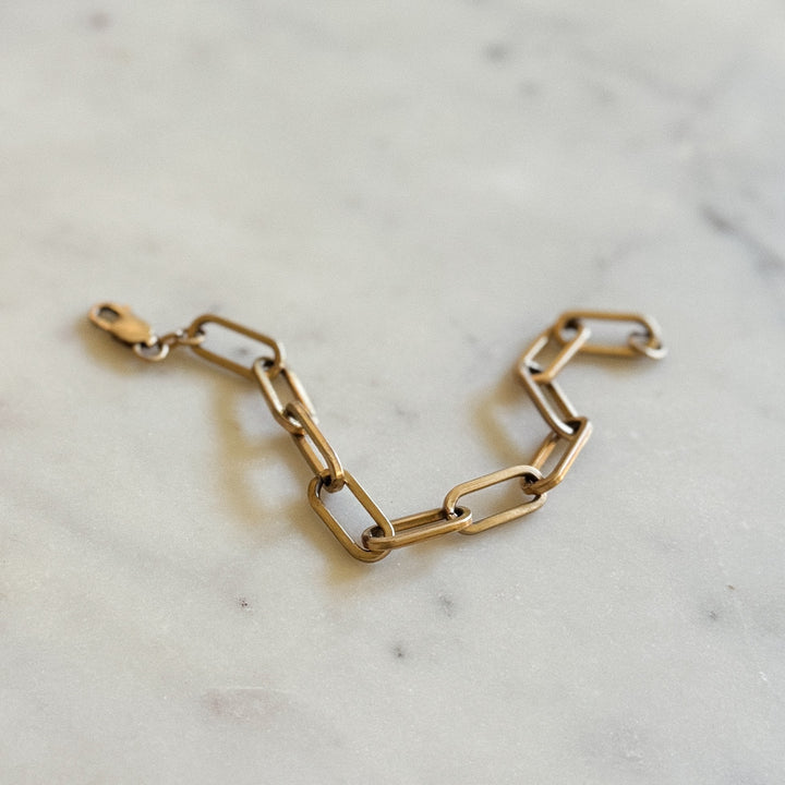 Gold-Filled Legacy Chain Charm Bracelet | MIMOSA Handcrafted
