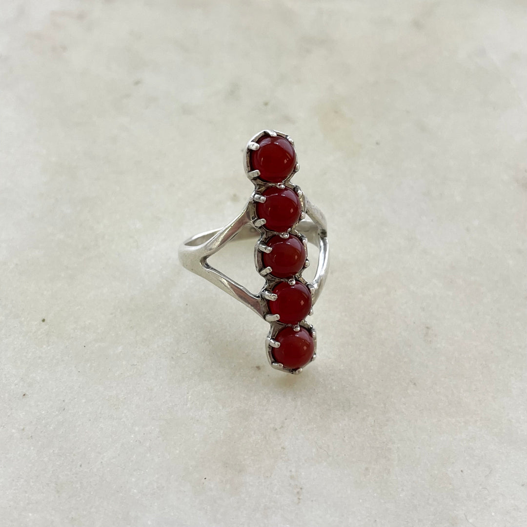 ROW RING - CARNELIAN