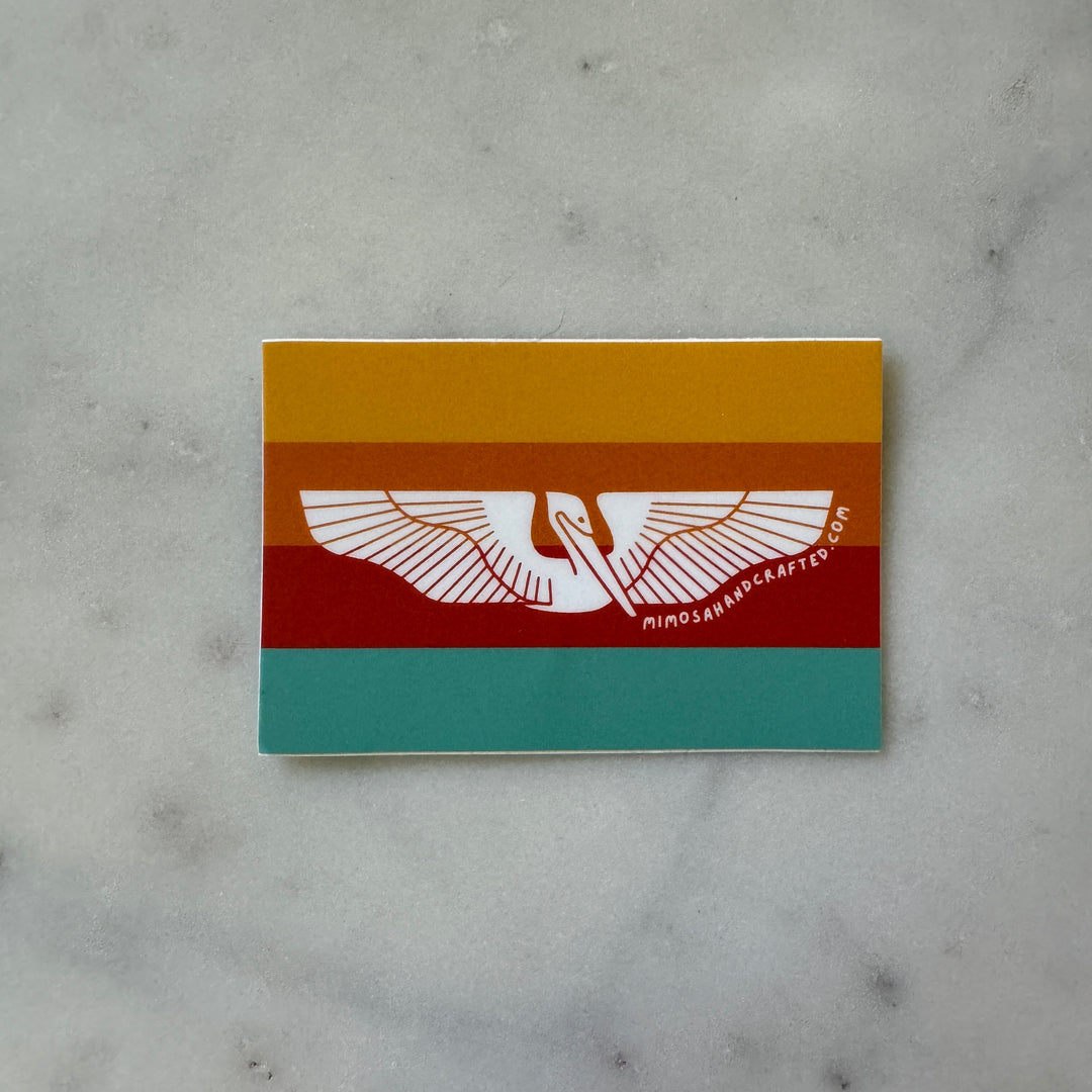 Pelican Mural | MIMOSA Sticker | MIMOSA Handcrafted