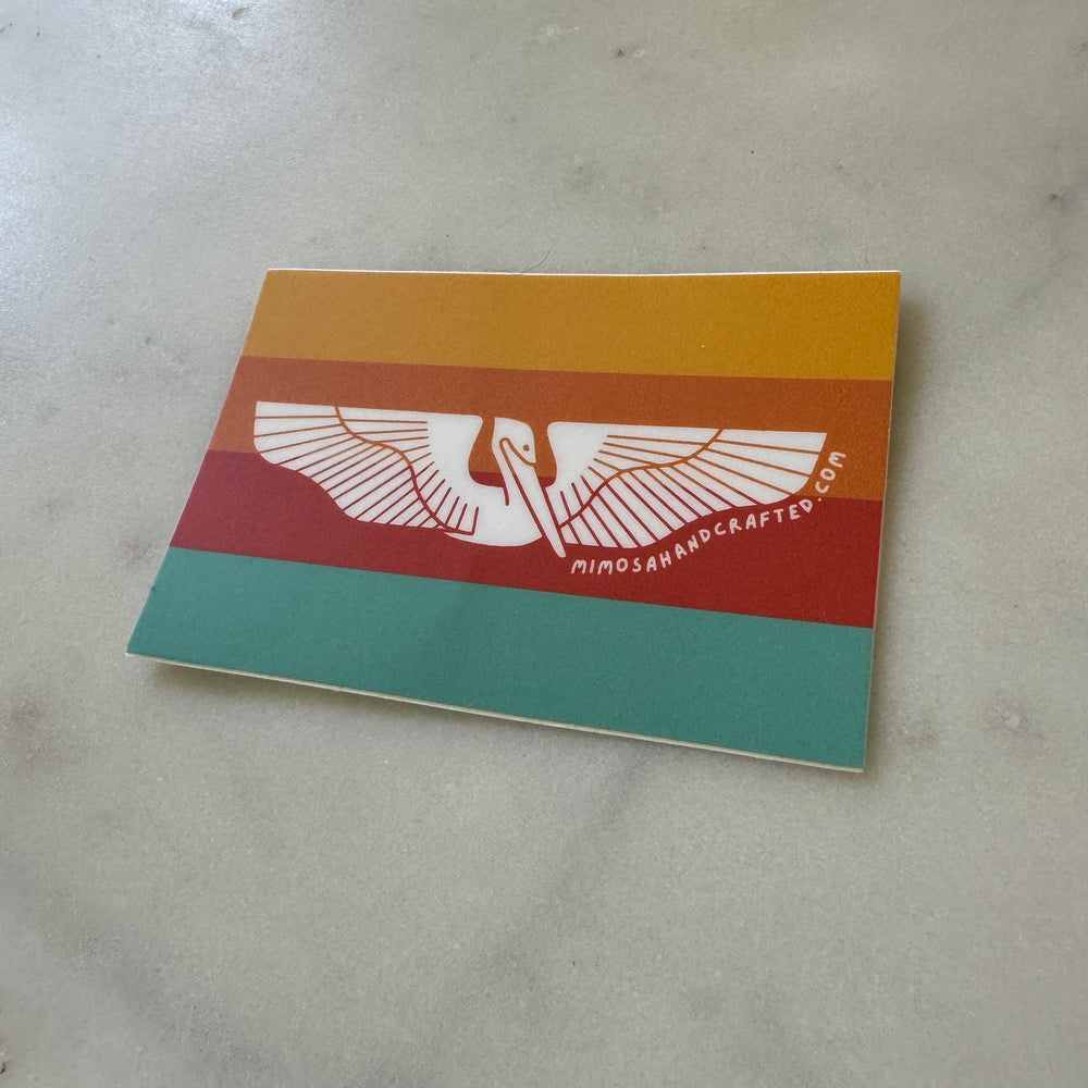 Pelican Mural | MIMOSA Sticker | MIMOSA Handcrafted