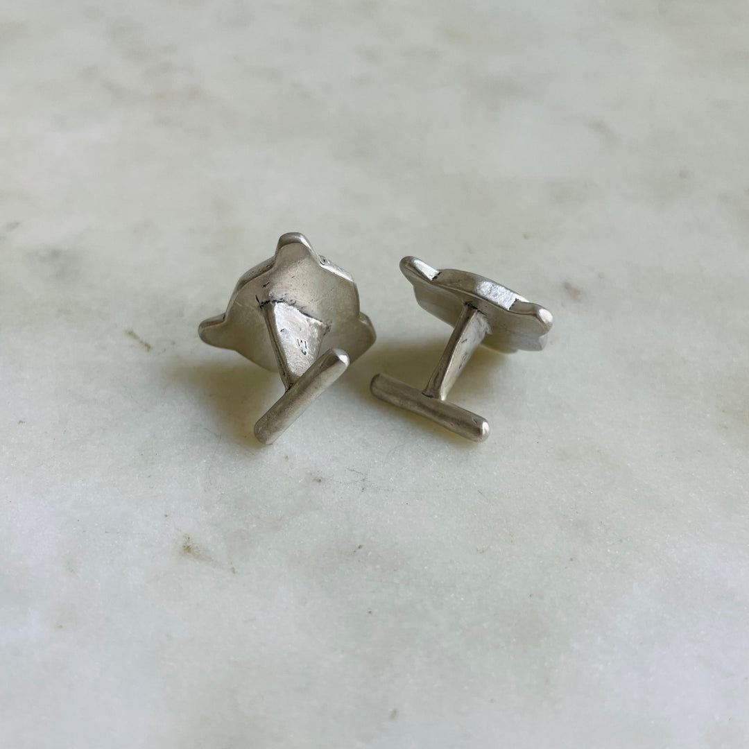 Handmade Sterling Silver Jaguar Head Cufflinks