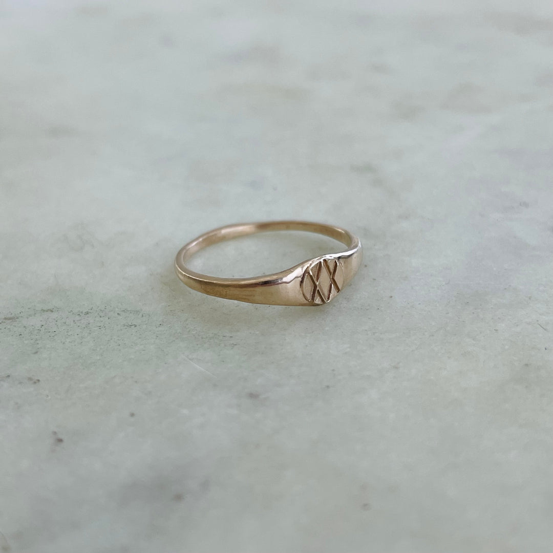 MIMOSA Handcrafted's Joy And Sorrow Ring In Bronze