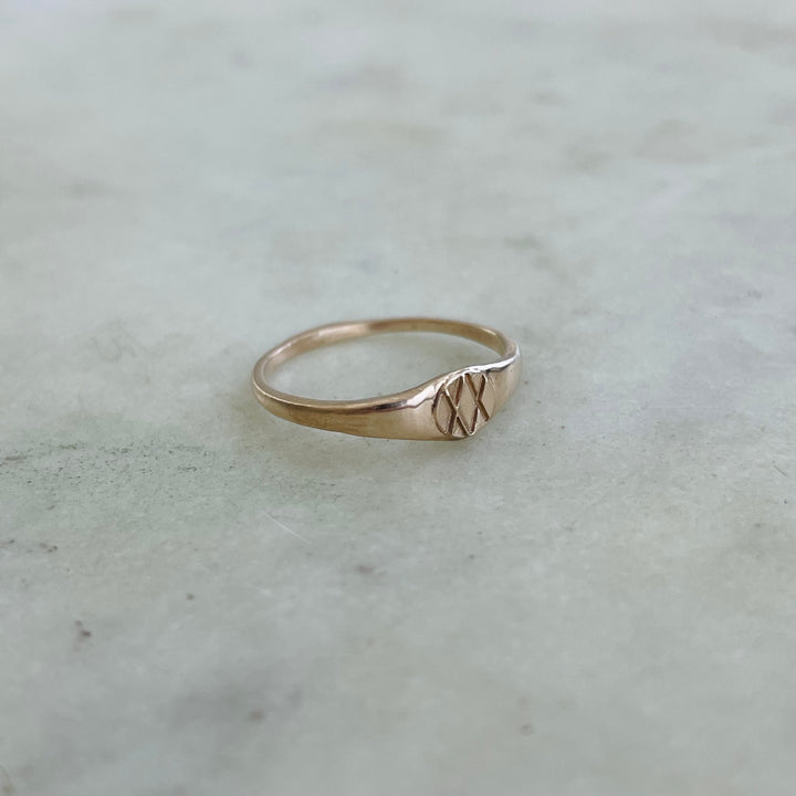 MIMOSA Handcrafted's Joy And Sorrow Ring In Bronze