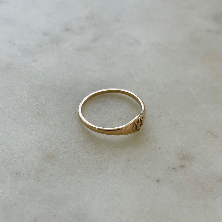 MIMOSA Handcrafted's Joy And Sorrow Ring In 14K Gold