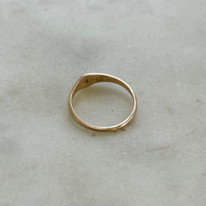 MIMOSA Handcrafted's Joy And Sorrow Ring In 14K Gold