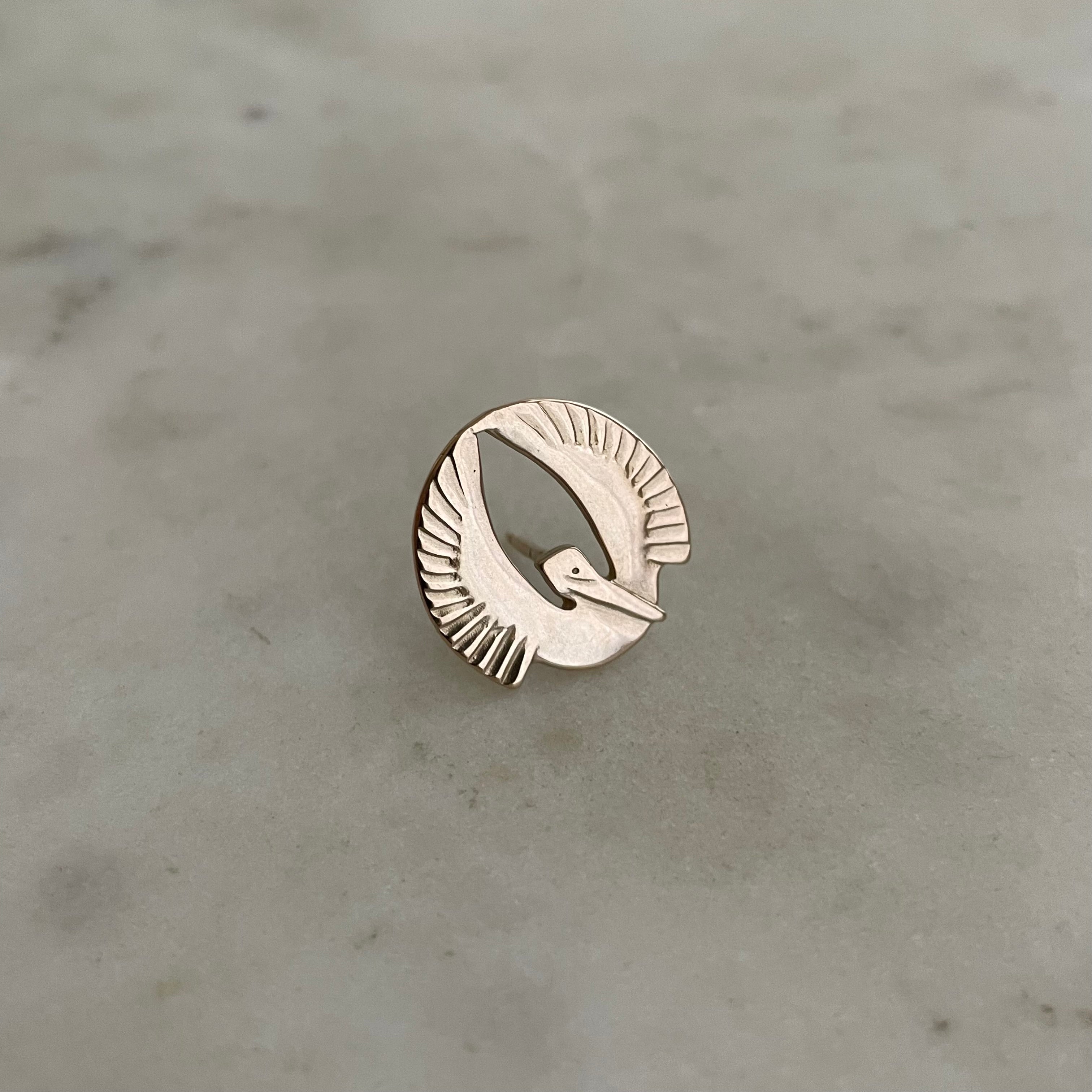 Pelican Pin MIMOSA Handcrafted