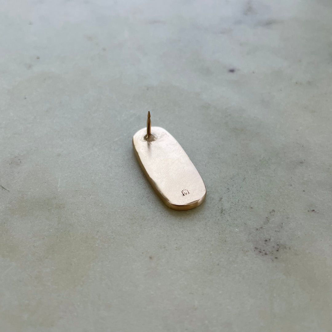 MIMOSA Handcrafted Bronze Louisiana Pin