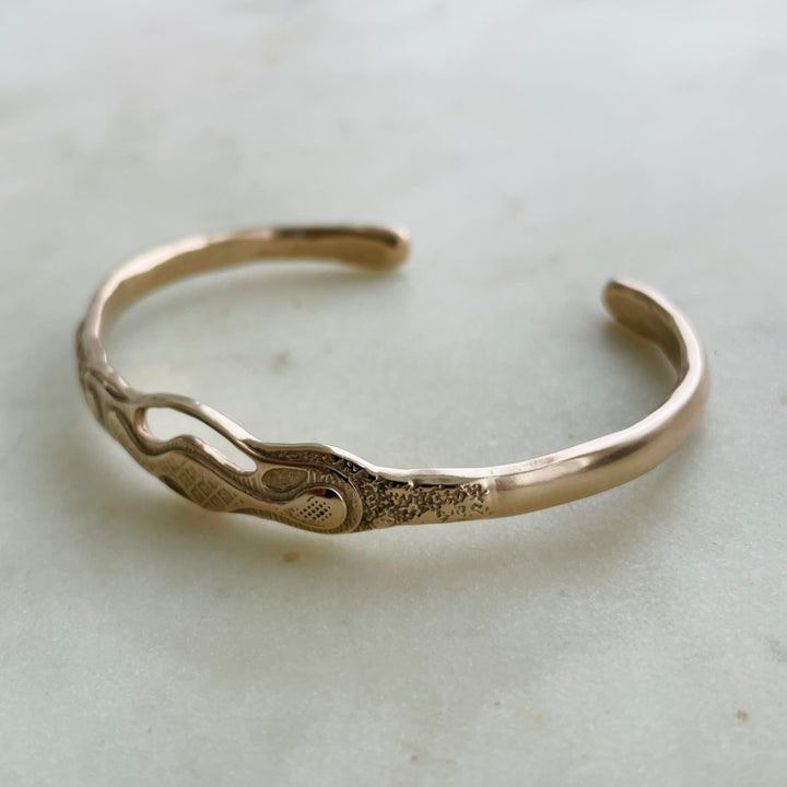 MIMOSA Handcrafted Bronze Golf Bracelet