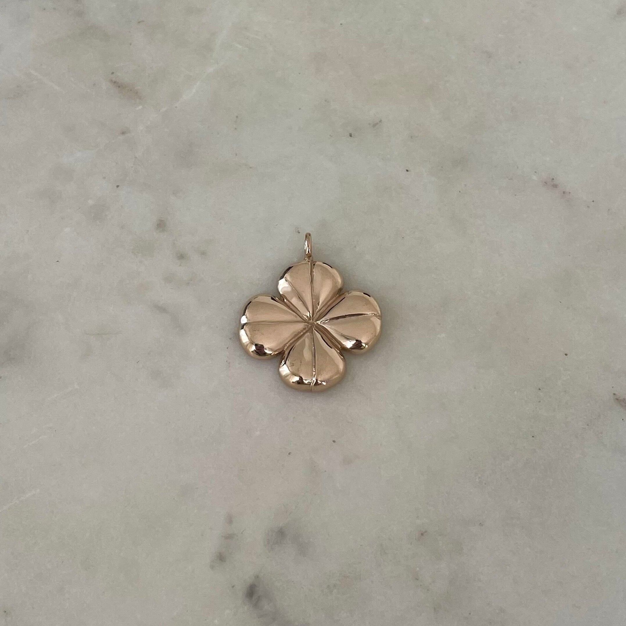 Large Four Leaf Clover Necklace | MIMOSA Handcrafted