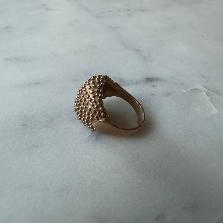 MIMOSA Handcrafted Mock Strawberry Ring in Bronze