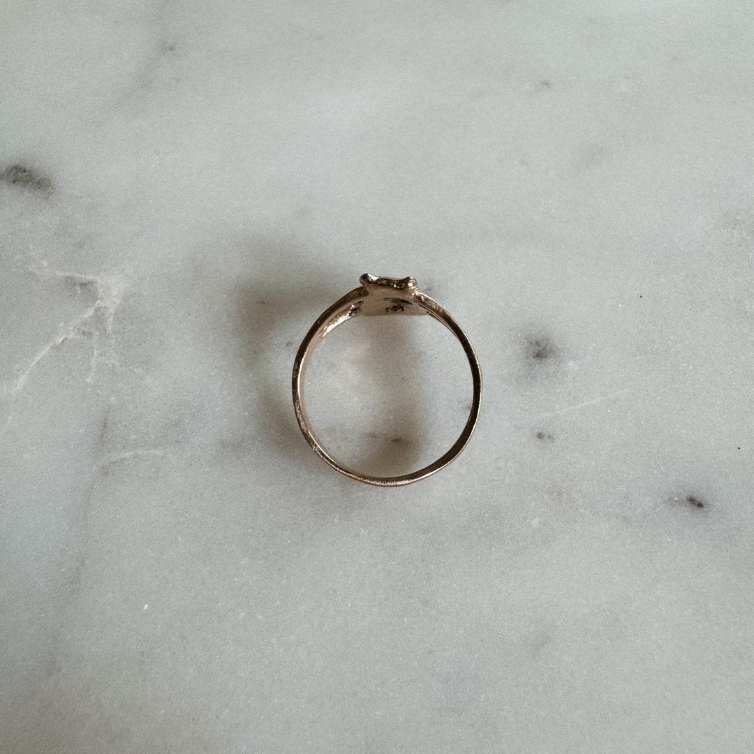 MIMOSA Handcrafted Cicada Ring in Bronze