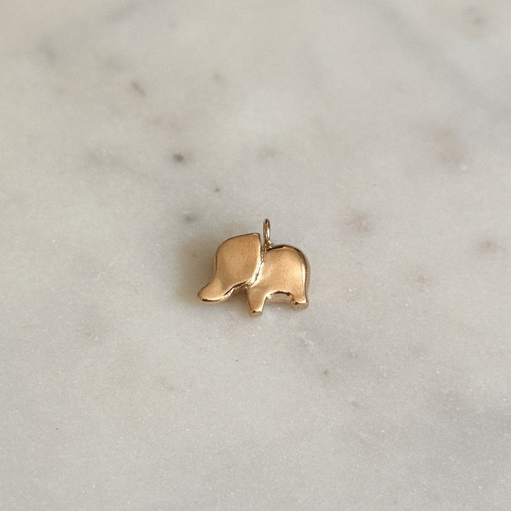 Elephant pendant in bronze | MIMOSA Handcrafted