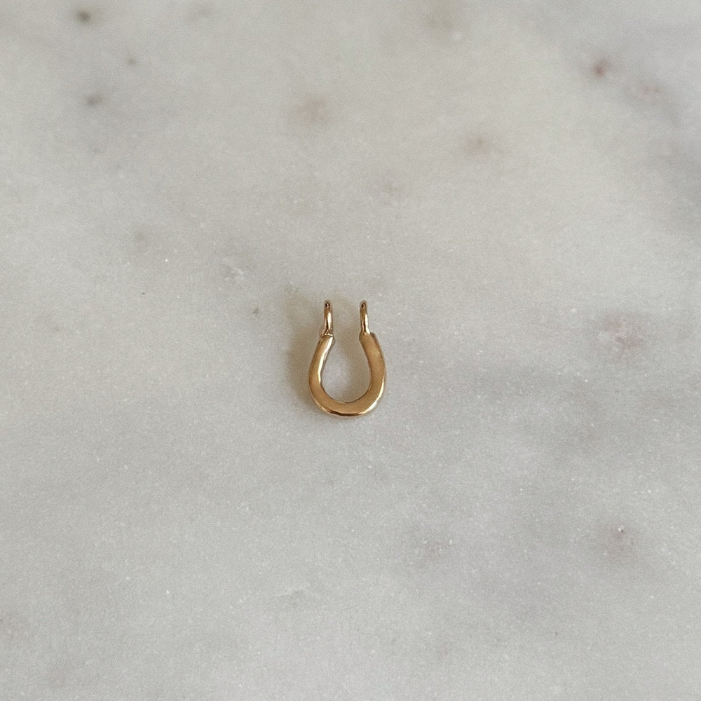 Handcrafted Lucky Horseshoe Pendant