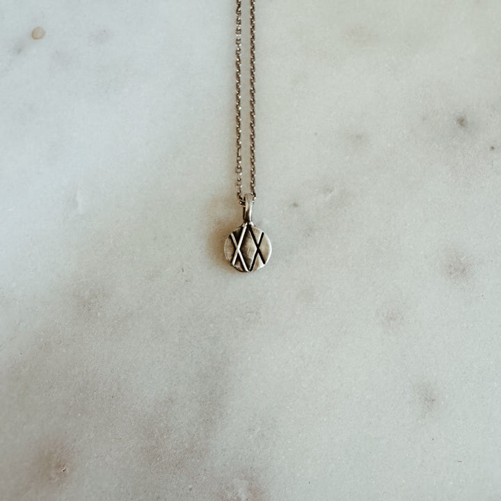 MIMOSA Handcrafted Joy and Sorrow Pendant in Sterling Silver