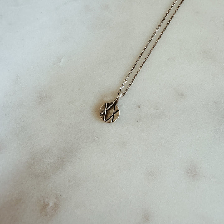 MIMOSA Handcrafted Joy and Sorrow Pendant in Sterling Silver