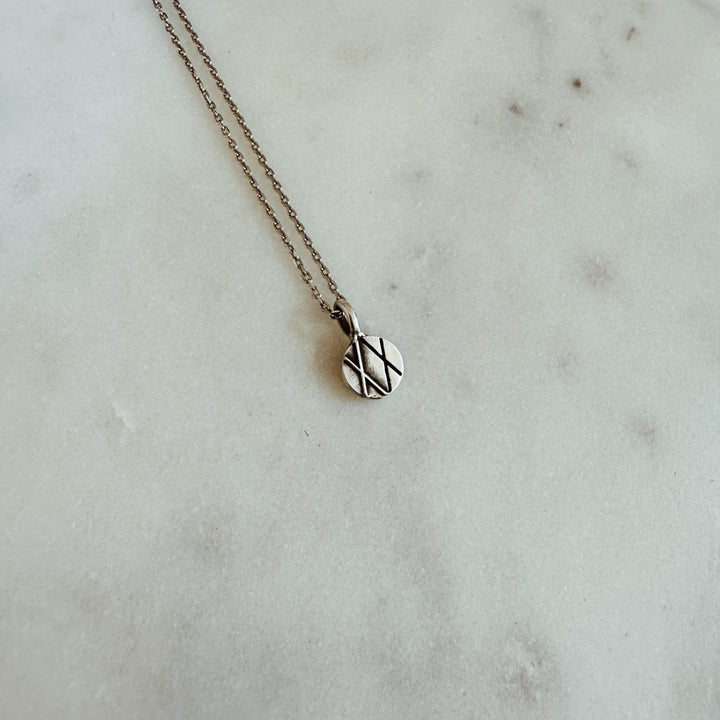 MIMOSA Handcrafted Joy and Sorrow Pendant in Sterling Silver