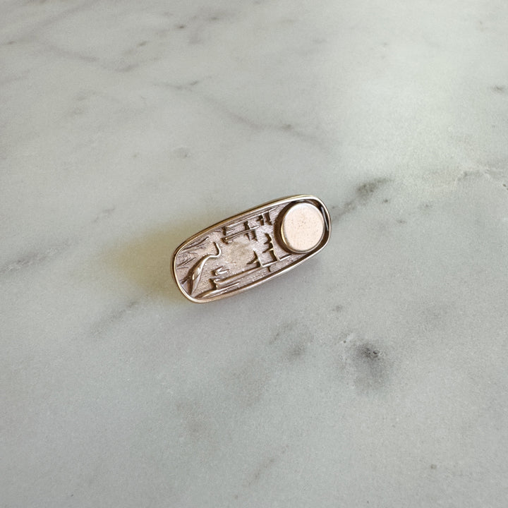 MIMOSA Handcrafted Louisiana Wild Pin in Bronze