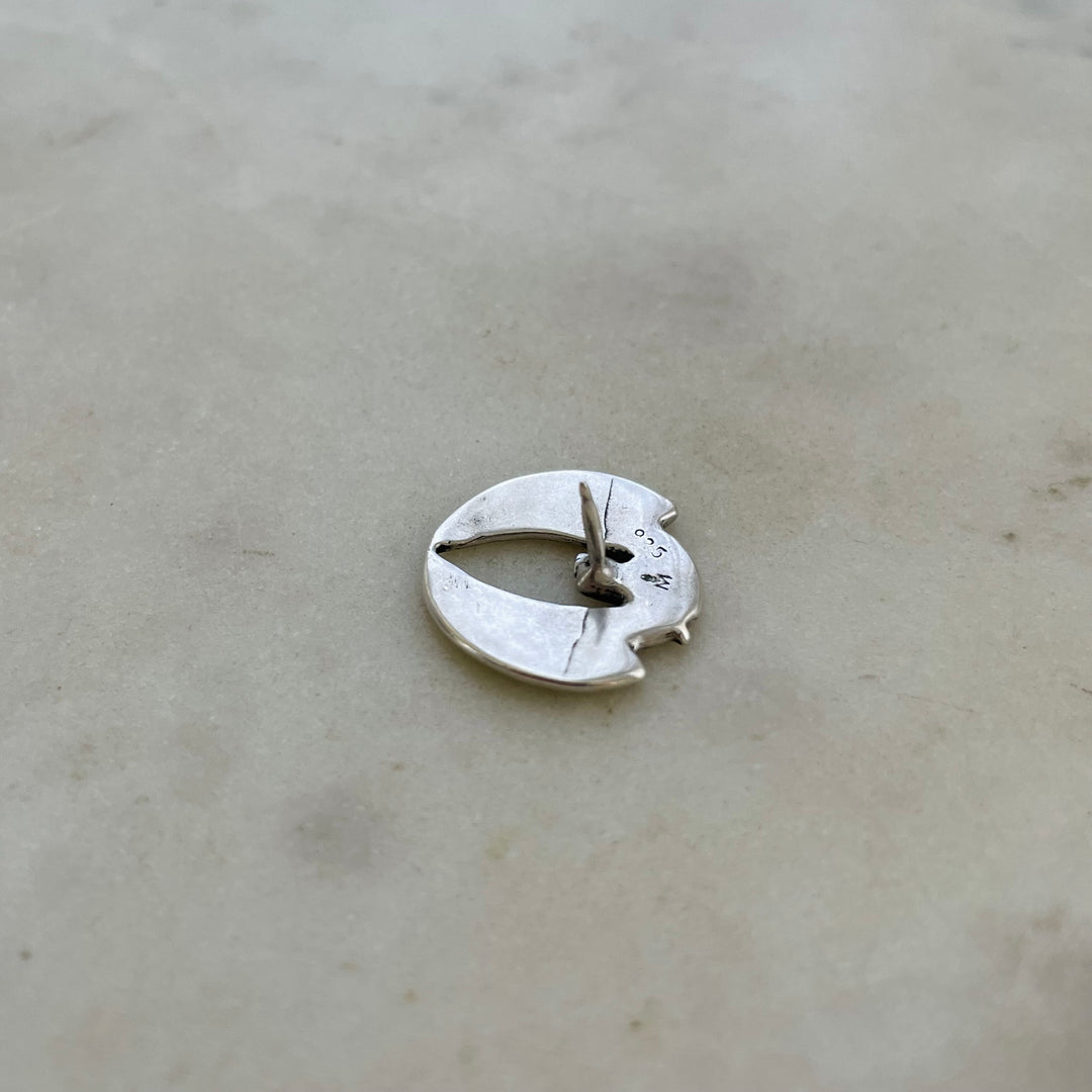 MIMOSA Handcrafted Pelican Pin in Sterling Silver