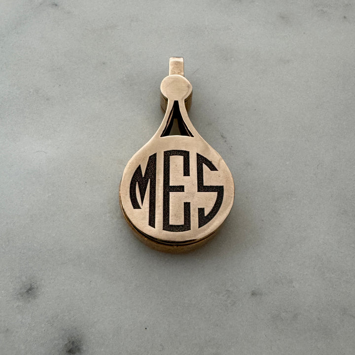 Loupe Necklace in Bronze