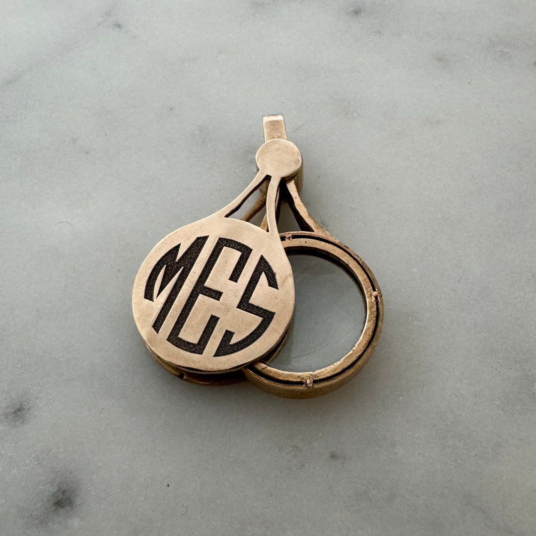Loupe Necklace in Bronze