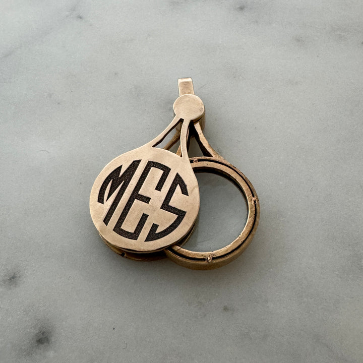 Loupe Necklace in Bronze