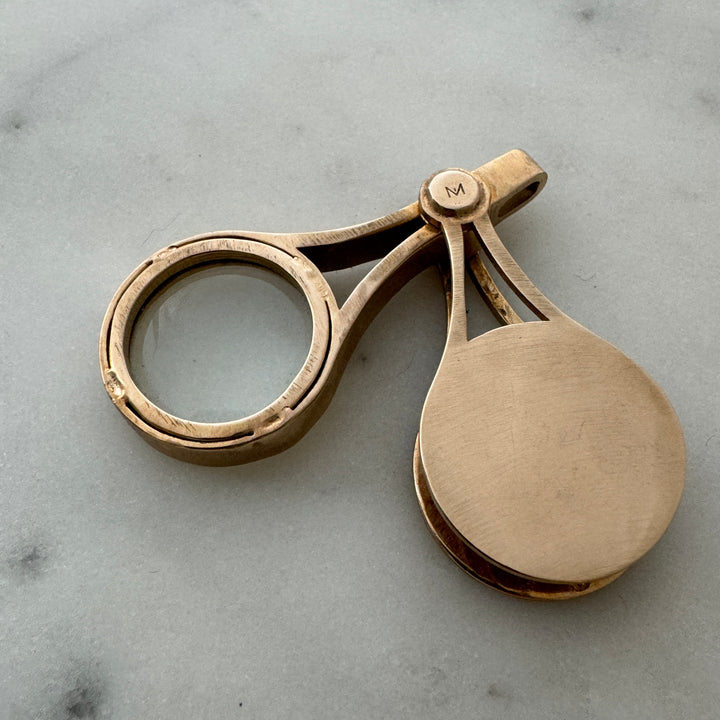 Loupe Necklace in Bronze