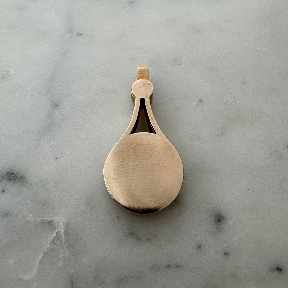 Loupe Necklace in Bronze