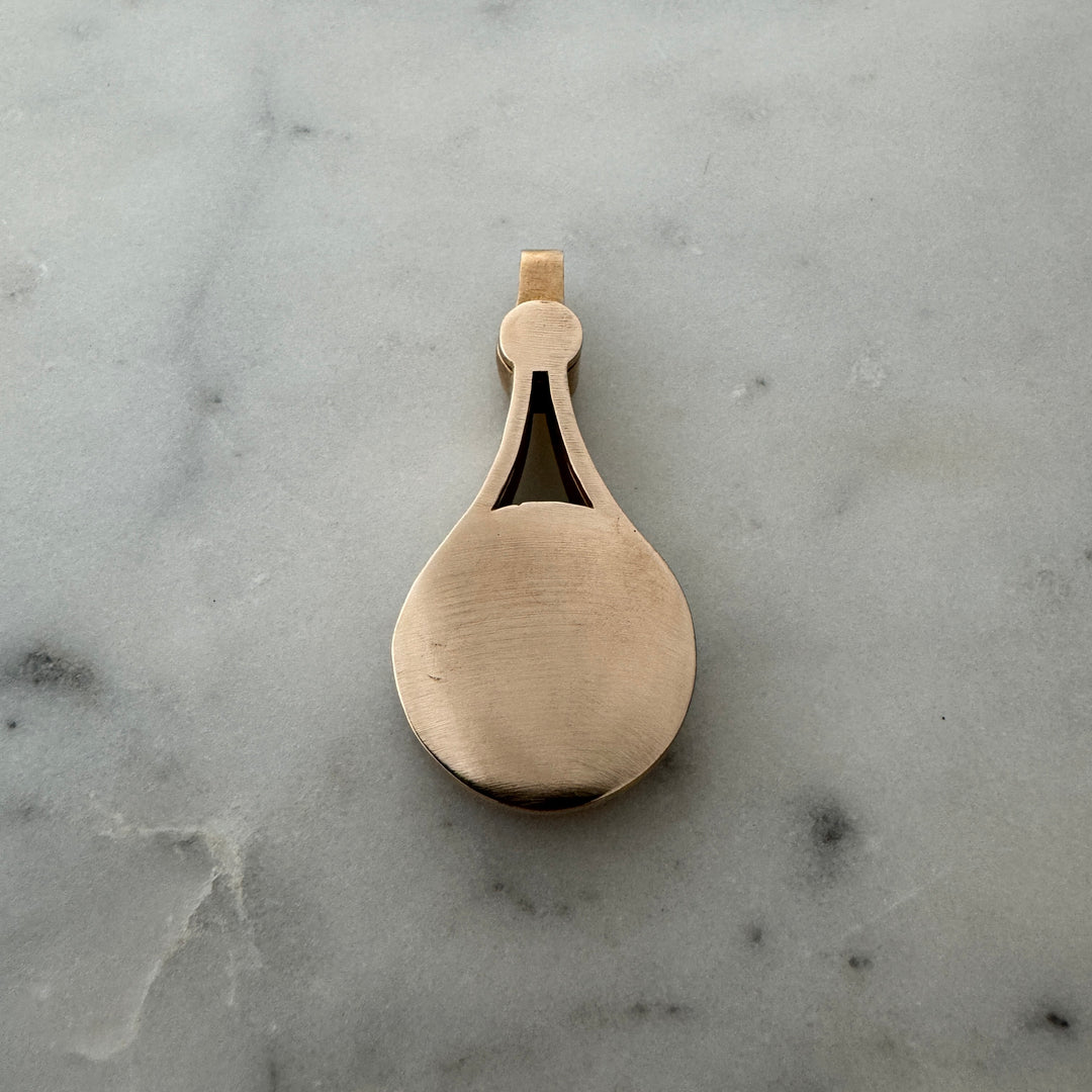 Loupe Necklace in Bronze