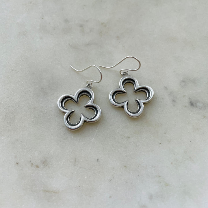 QUATREFOIL EARRINGS — LARGE
